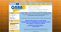 Desktop Screenshot of onra-gmbh.de